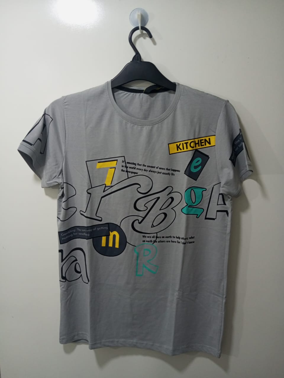 Gray Printed T-Shirt