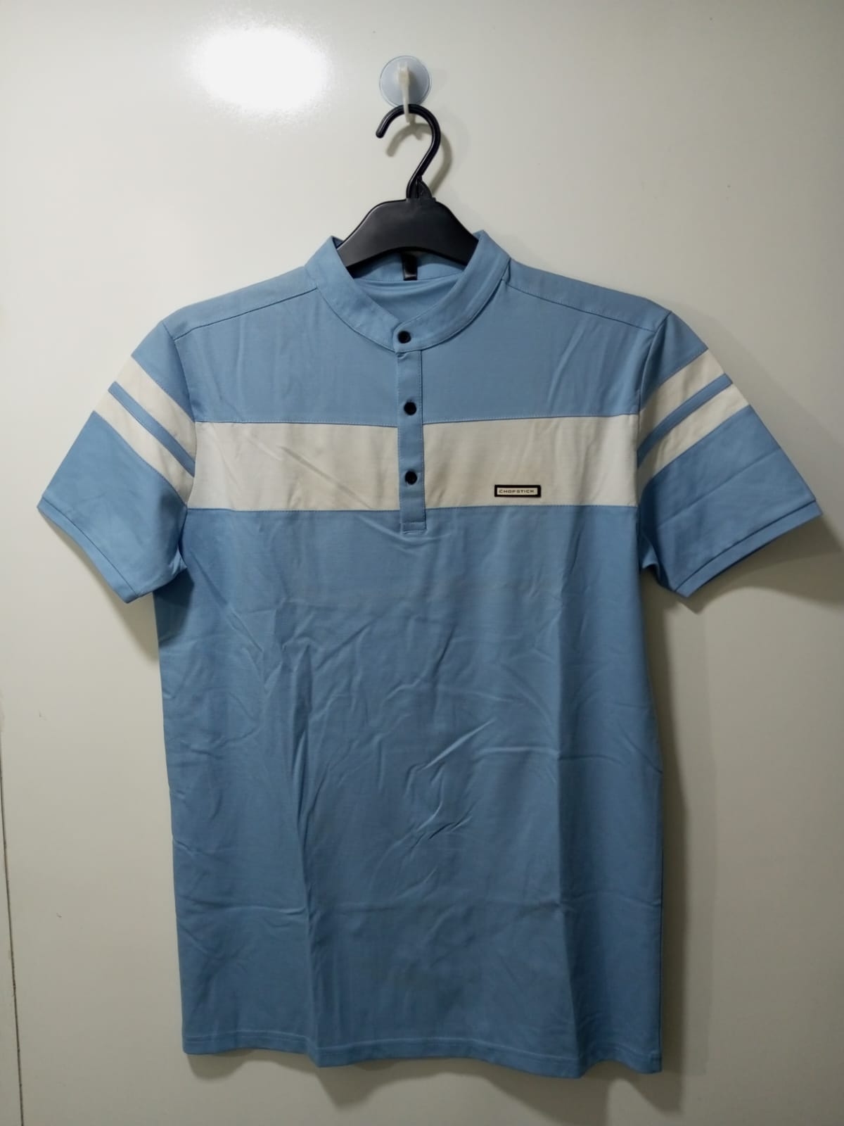 White Lining Blue T-Shirt