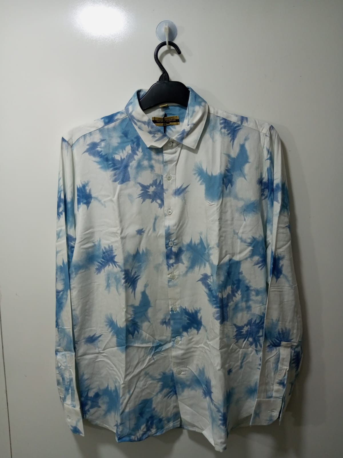 Blue Printed Stylish Shirt