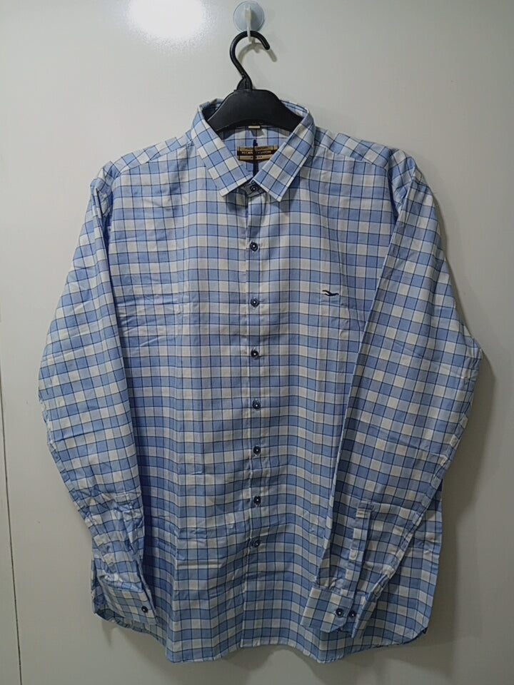 White Checks Full Sleeve Shirt
