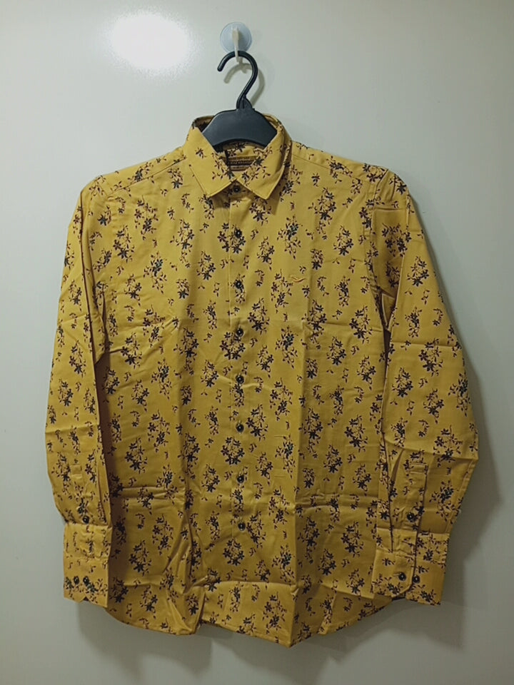 Full Sleeve Yellow Shirt