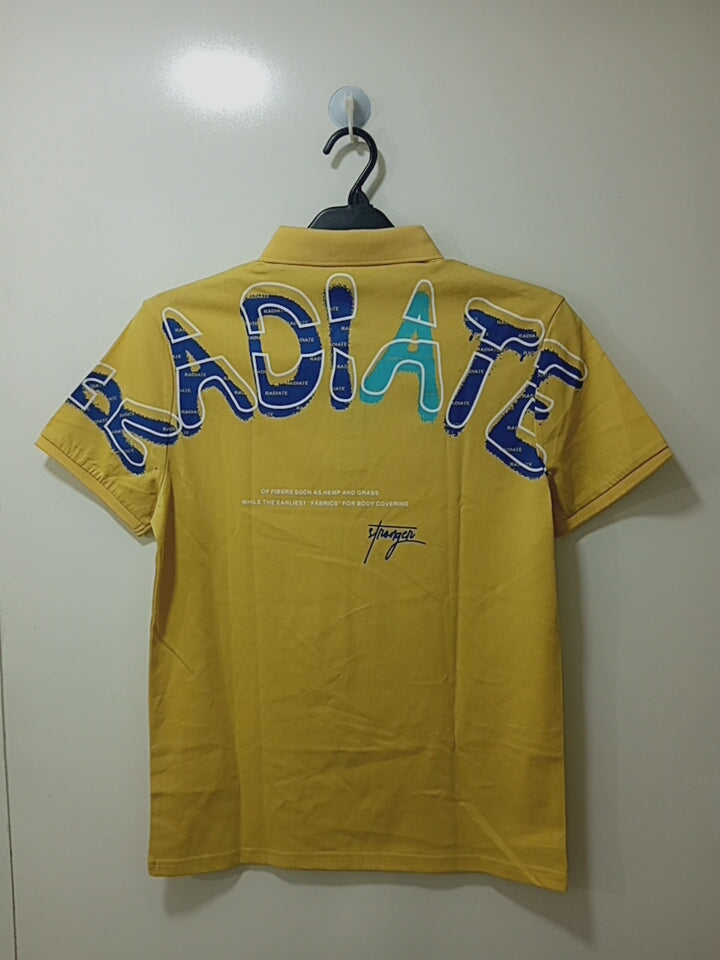 Radiate Printed Yellow T-Shirt