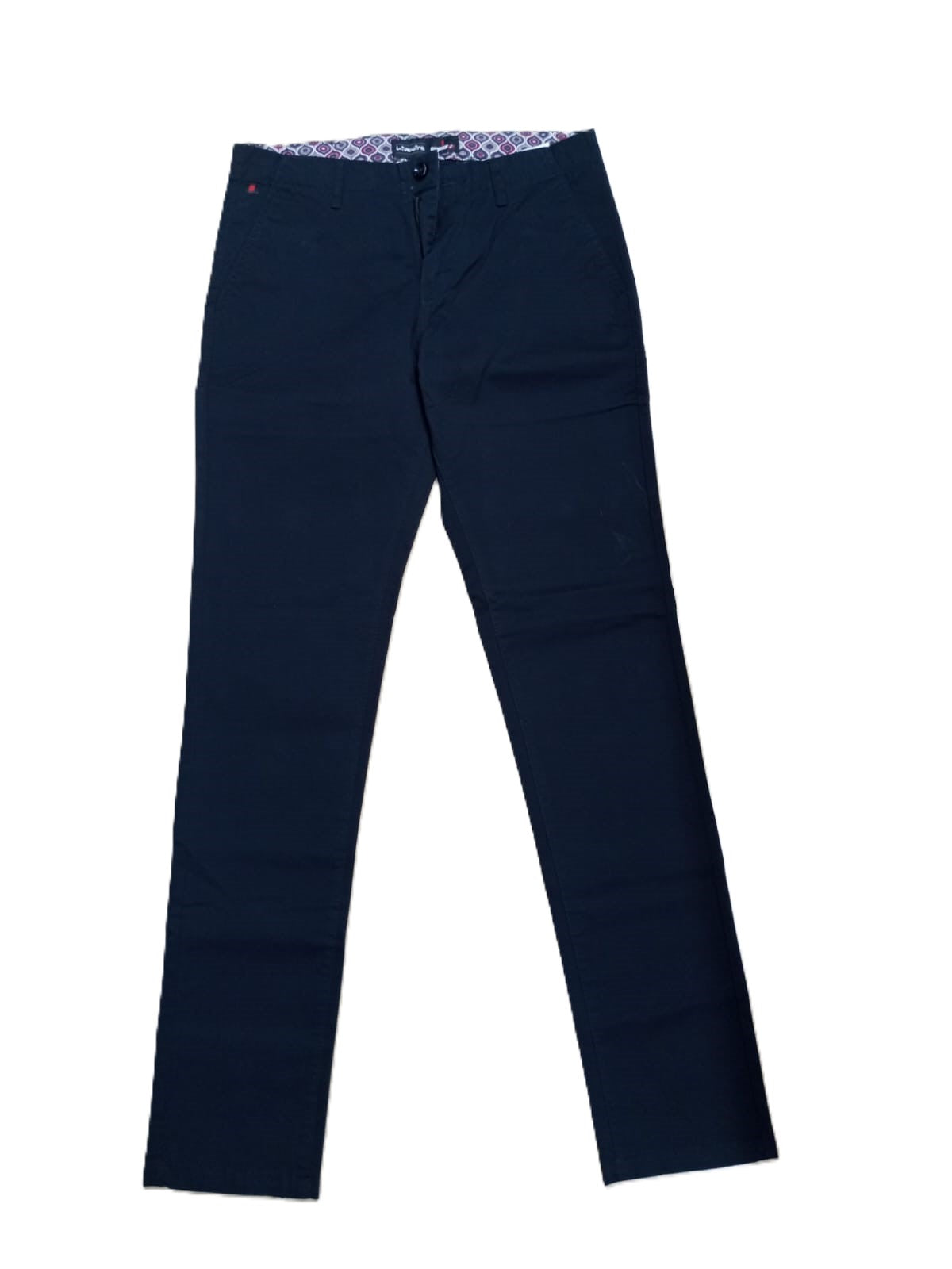Plain Navy Blue Cotton Pant