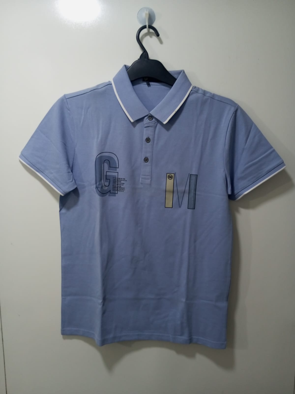 Sky Blue Printed T-Shirt