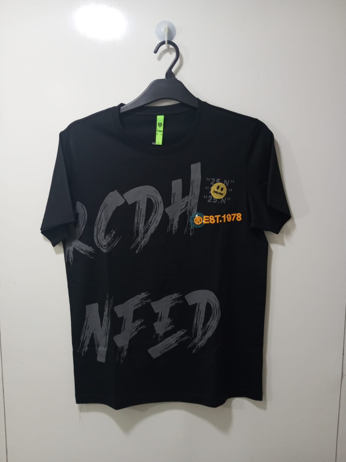 Printed Black T-Shirt