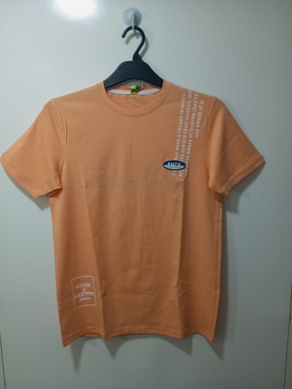 Light Orange Printed T-Shirt