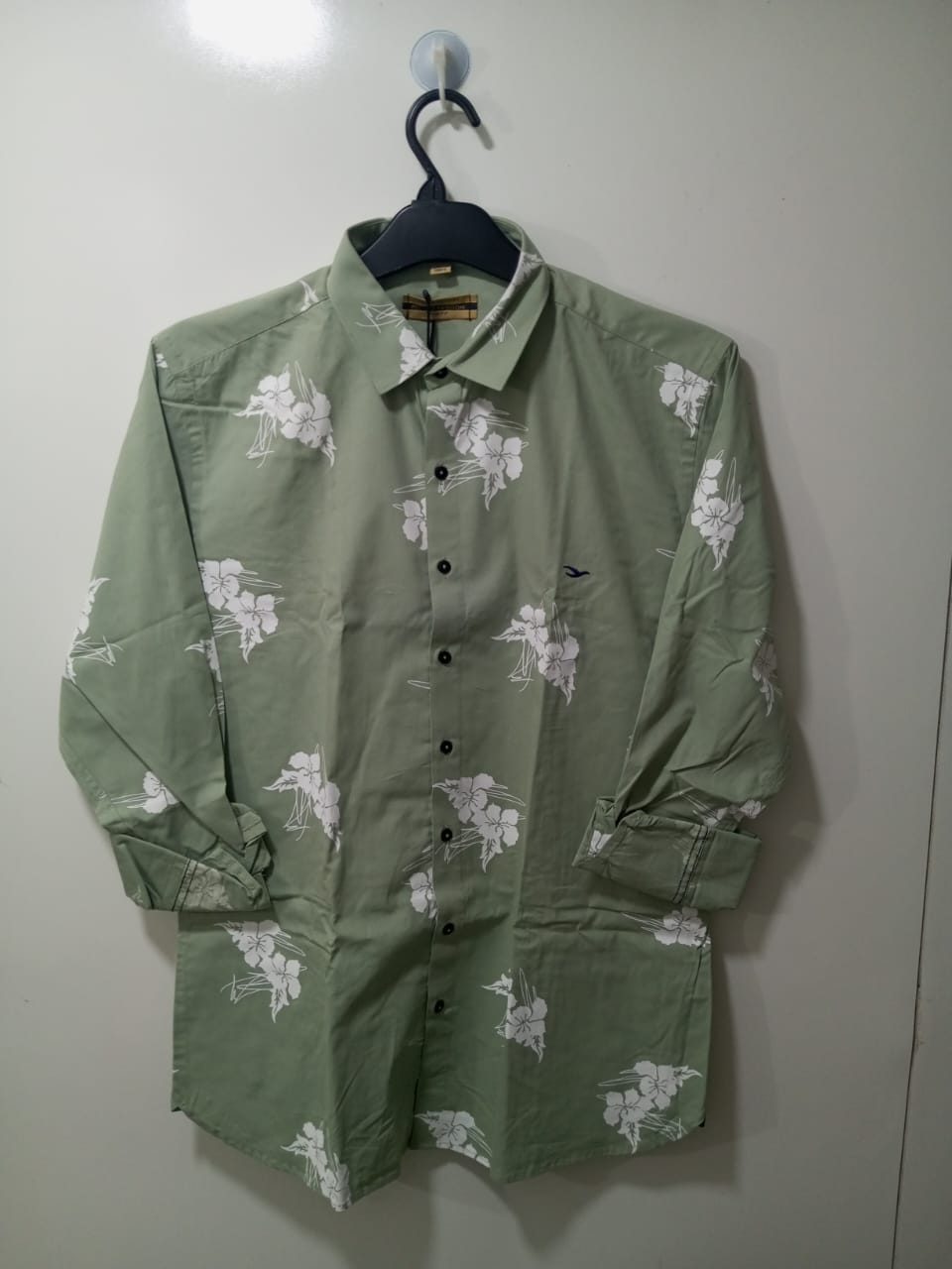 Printed Light Green Shirt
