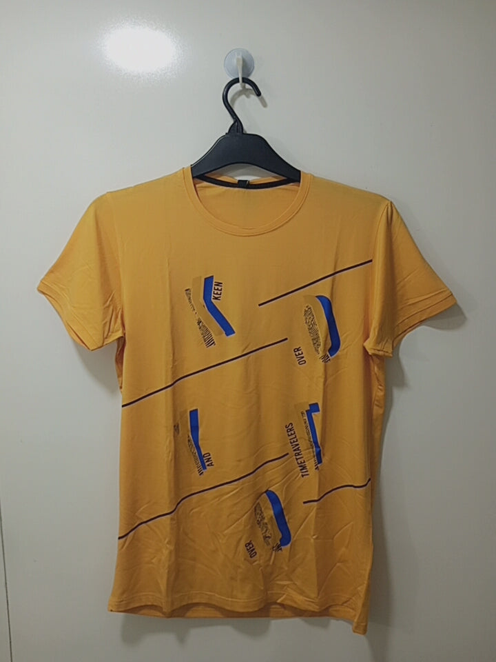 Printed Yellow T-Shirt