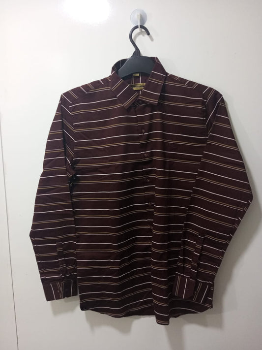 Maroon White Lining Shirt
