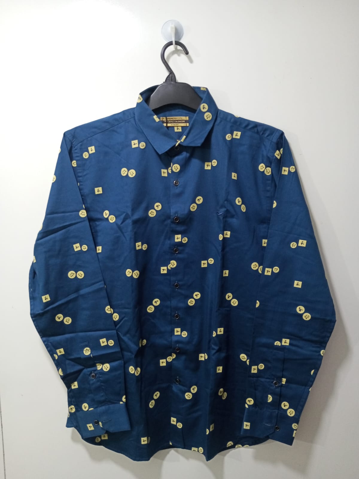 Stylish Printed Blue Shirt